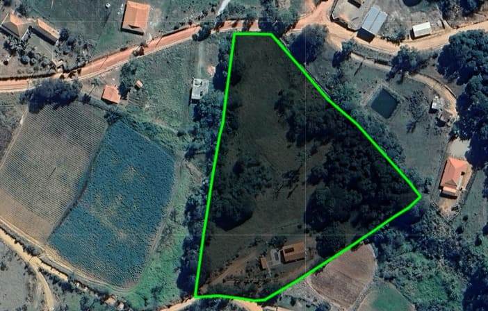 Georreferenciamento para usucapião rural realizado em Munhoz