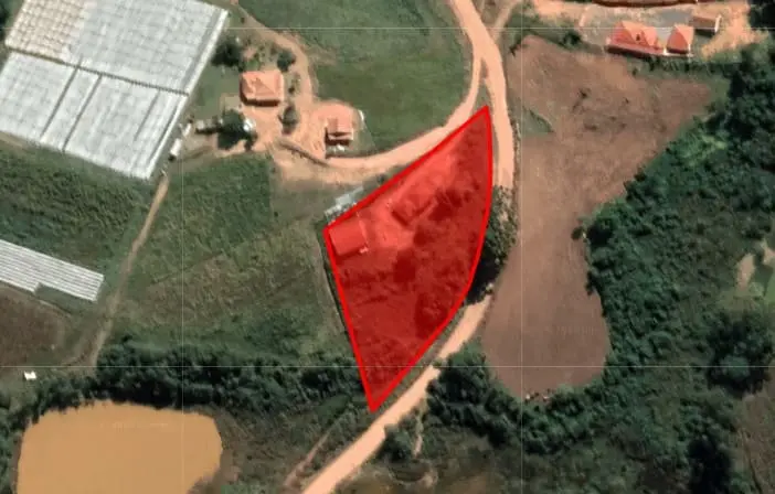 Levantamento para usucapião rural realizado em Munhoz